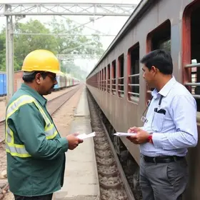 linha férrea de Barra Mansa