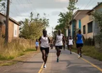 corrida e caminhada na Colônia