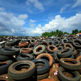 descarte irregular de pneus