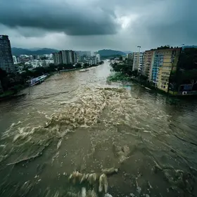 transbordamento do Rio Barra Mansa