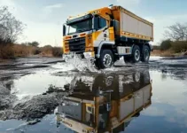 carreta ficou em ‘L’