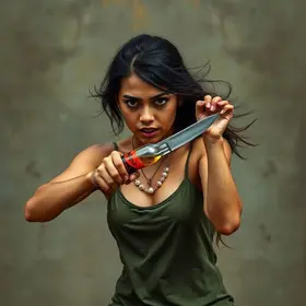 Mulher agride companheiro