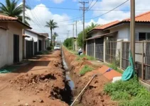 obras de drenagem no São Luiz