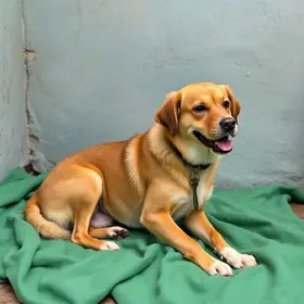 cadela com problemas de saúde