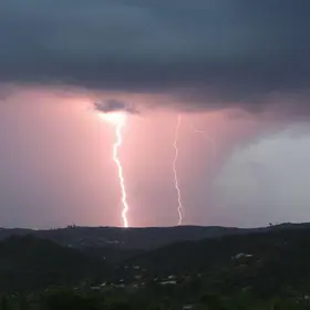 Barra Mansa com tempestades