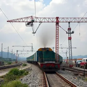 obras ferroviárias em Barra Mansa