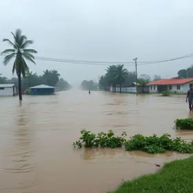 alagamentos em Barra Mansa e Volta Redonda