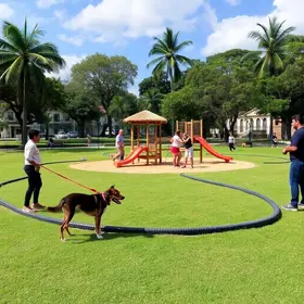 praça revitalizada no Santa Rosa