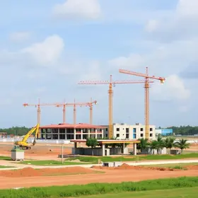 obras do Parque Industrial em Barra Mansa