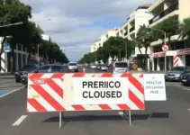 interdição Rua Duque de Caxias