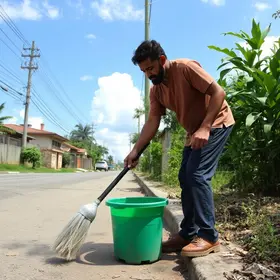 mutirão de limpeza