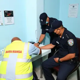 Policiais do Segurança Presente